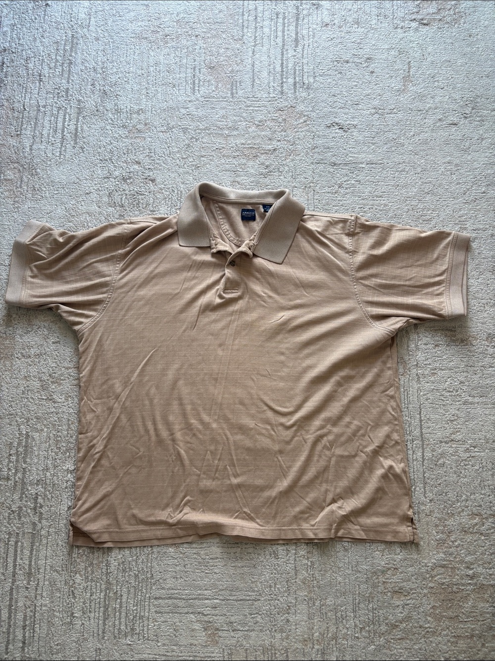 Arrow Men's Polo in Light Beige